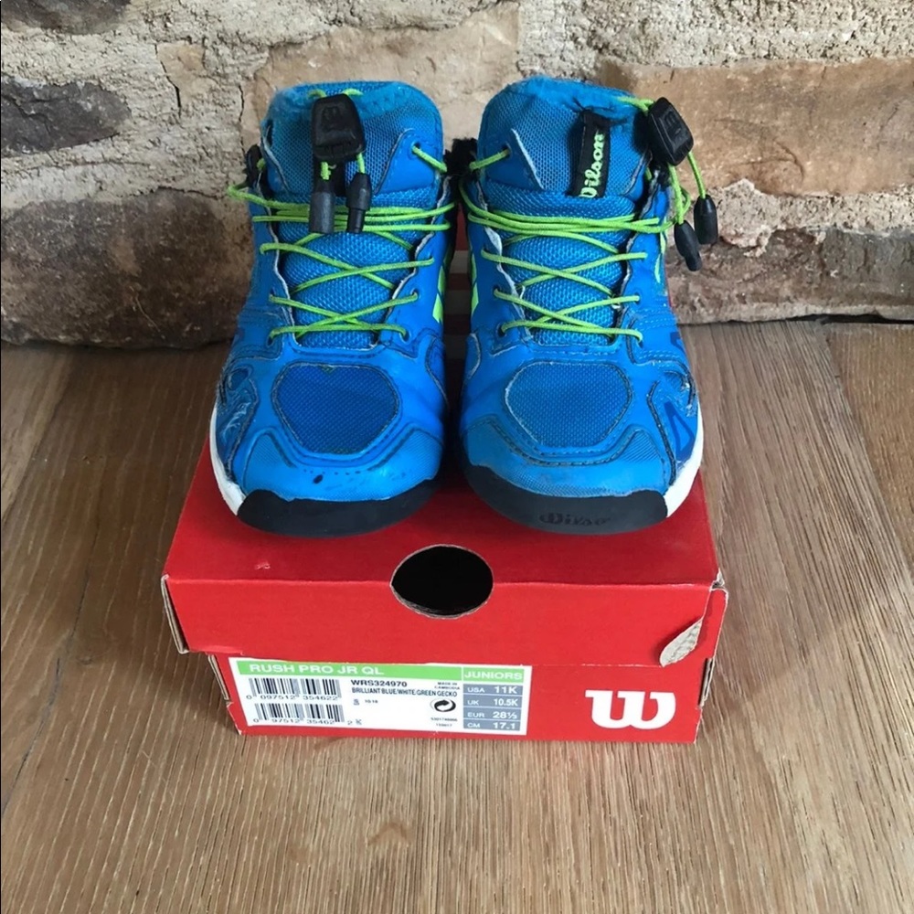 Wilson Rush Pro Jr QL tennis sneakers size 11 price firm !